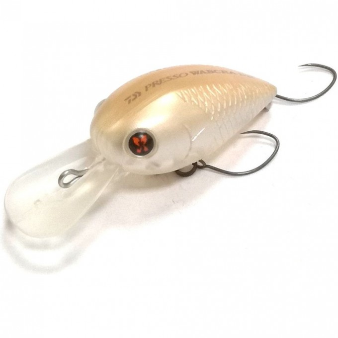 Воблер DAIWA Presso Wabble 40F shiny albino 04814709 Воблер DAIWA Presso Wabble 40F shiny albino 04814709